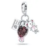 2023 Nya charm 925 Sterling Silver Ice Cream Lollipop Färgglad varmluftsballong Charms Pärlor Fit för original Pandora Bacelet DIY