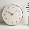 Wandklokken Solid houten wandklok moderne minimalistische woonkamer huis stille klok persoonlijkheid mode creatief Nordic Clock 230310