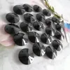 Chandelier Crystal Camal 20pcs Black 20mm Acrylic Sunflower Round Loose Beads 2 Holes Prisms Lamp Parts Accessories Wedding Centerpiece