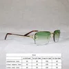 Lunettes de soleil d'extérieur pour hommes de mode Vintage fil sans monture hommes lunettes lunettes claires femmes lunettes ovales pour cadre en métal extérieur Oculos GafasKajia