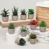 装飾的な花1PC人工植物ボンサイスモールシミュレーションツリーポットフェイクオフィステーブルポット装飾品ホームガーデンデコレーション