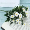 Decorative Flowers Artificial Small Daisy Simulation Bouquet For Wedding Party Chamomile Silk Flower Home Decor Garden Porch Window