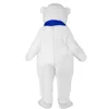 Halloween Adult size White Bear Mascot Costumes simulation Cartoon Anime theme character Adults Size Christmas Outdoor Advertising Outfit Suit For Men Women