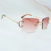 50% rabatt på solglasögon 2023 Mens Iced Out Designer Vintage Carter Diamond Sunglass Wire Rhinestones Nyanser för kvinnor Luxury Lentes de Sol Mujerkajia Ny