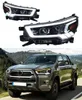 Strålkastare för 20 21-2023 Toyota Hilux Revo Head Lights LED-stil ersättning DRL Dagsljus Turn Signalys