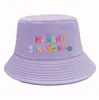 Nowe projektant akcesoria moda Summer Manana Sera Bonito Fisherman Hat hurtowe liść klonowy Karol g czapki haftowe logo niestandardowe czapki wiadra dla dziewcząt