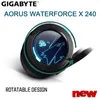 GIGABYTE AORUS WATERFORCE X 240 CPU Water Cooler 120mm Support AM4 AM5 Intel 12th LGA 1700 LGA1200 A-RGB Desktop Motherboard New