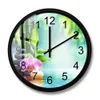 Wandklokken Spa Stilleven met aromatische wandklok Zen Life Home Decor Candles Lotus Minimalistisch Modern Artwork Silent Movement Clock Kijk 230310