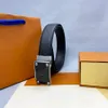Cintura di designer da uomo Lettera di moda classica Lettera casual fibbia liscia da donna larghezza cintura da uomo 3,8 cm con scatola