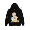 Sweats à capuche de mode pour hommes de créateurs coréens version haute adlv sweat à capuche beignet garçons filles sweat à capuche amoureux lâche Lisa star même style