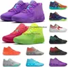 Scarpe Lamelo 2023 Scarpe Lamelo Scarpe da pallacanestro Scarpe da ginnastica da uomo Sneakers sportive Black Blast Buzz City Rock Ridge Red Lamelo Ball 1 Mb.01 Lo Ufo Not From