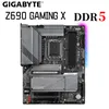 Gigabyte Z690 Gaming x D5 Поддержка материнской платы Mother плата Intel 12th Gen Cpu CPU DDR5 6000 МГц 128 ГБ NVME PCIE 4.0 M.2 ATX Placa Me New