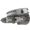 BB Simon Pass Najwyższej jakości luksusowy projekt pasek Punk Rhinestone Western Rhinestones Belt Cowgirl Cowboy Bling luksus Cinto de pin Crystal Studded Men Men kobiety