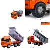 Diecast Model Cars Cool Simation Engineering Large Truck Transport Van Suitable For Children Aged 811 Drop Delivery Toys Gifts Dhbfz