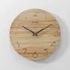 Horloges Murales Nordique Simple En Bois 3D Horloge Murale Design Moderne pour Salon Mur Art Décor Cuisine Bois Horloge Suspendue Montre Murale Décor À La Maison 230310