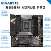 Carte mère Gigabyte B660M AORUS PRO DDR5 Combo Intel Core i5 12400 prise en charge D5 5600(O.C.)MHz 128GB M.2 carte mère Micro ATX nouveau