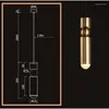 Pendant Lamps Bar Chandelier Lighting Modern Minimalist Bed Metal Single Head Lamp Desk Cashier Long Tube Light