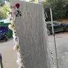 Decoratieve bloemen Spr Wedding Stage Zwart Roll Up Flower Wall Backdrop