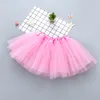 Skirts 10PCSLot Factory Wholesale 3 Layers Tulle Tutu Candy Color Petticoats for Baby Girls Kids Clothing 2 to 8 Years 230310
