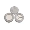 26.3mm tom plastsmink Blush Lipstick Box Cosmetic Packaging Container White Black Clear Round Side Opening Eye Shadow Powder Case