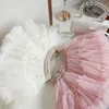 Faldas de gasa para niñas pequeñas, pettiskirt esponjoso, tutú, fiesta de princesa, ropa de baile de Ballet, actuación para niños, 230310