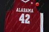 College Wear Ncaa Alabama Crimson Tide Maillot de basket-ball Kira Lewis Jr Jaden Shackelford John Petty Jr Herbert Jones Robert Horry Alex