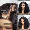 250% perucas de cabelo humano encaracolado Jerry 13x4 HD peruca frontal de renda transparente para mulheres estilo Bob peruca de fechamento 4x4 pré-arrancada ponta cheia