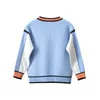 Cardigan 2023 Spring Baby Boys VNeck Sweater Kids Cotton Clothes Toddler Girls Jumper Knitwear LongSleeve Children Jacket Coat 230310