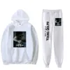 Homens Tracksuits Rapper Young Dolph Sportswear Define Casual Tracksuit Two Piece Set Hoodie e Sweatpants Suor Terno Masculino Ternos Esportivos 230309