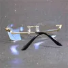 豪華なデザイナー高品質のサングラス20％オフヴィンテージグラスフレームの処方到着ユニークなアイグラス