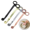 Candle Wick Trimmer Stainless Steel Candle Scissors Trim Wick Cutter Snuffer Round Head Candle Core Shears Handmade Tools