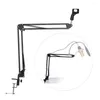 Microphones Microphone Suspension Scissor Arm Stand Bracket Metal Material With Holder For Studio Live Recording