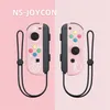 Contrôleur de manette de jeu Bluetooth sans fil 6 couleurs pour console de commutation / contrôleurs de manette de jeu NS Switch Joystick / jeu Nintendo Joy-Con avec corde à main DHL gratuit