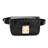 Sacs de taille Mihaivina ceinture en cuir Bum sac banane de luxe femme pochette à bandoulière noir téléphone portable 230310