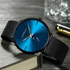 腕時計CRRJUブランド2023シンプルなウルトラタイムの男性は、ファッションミニマリストステンレススチールメッシュクォーツ腕時計レリジオマスキュリノを見る
