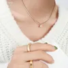 Ketens mode glanzende zirkonia diamant hangers kettingen voor vrouw volledige inleg ketting ketting kraag para mujer