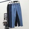 Women's Jeans 6XL 5XL 4XL Girl Skinny Curve Jeans Fashion Woman Elastic High Waist Pencil Pants Korean Slim Stretch Denim Trousers 230310