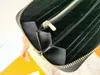 NEW Men Purse Wallet Zipper Bag Women's Wallets Leather Embossing Card Holder Pocket Long Women Bags Coin Purses with Box 60017