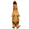 Traje de tema T-Rex Dinosaur Costume inflável Purim Halloween Party Cosplay Fancy Suits MASCOT Cartoon Vestido de anime para crianças adultas 230310