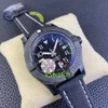 GF Watch ETA A2824 Automatische mechanische grootte 45 mm DLC gecoate titanium metalen ratel Type unidirectionele spoel Sapphire Crystal Glass