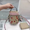 Cherry Tote Bag Women C Letter Designer Bag Women Luxurys Shoulder Bags Mini Bucket Bags With Purse Fashion 6 style Cherry Pattern Purse Handbag 230420