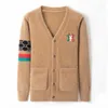 2023 Haute qualité Italie hommes et femmes pull en tricot designer marque manteau top qualité pashm tricot cardigan tricoté à manches longues cardigan hommes pull décontracté pulls