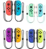 6 Cores Controlador sem fio Bluetooth Gamepad para Switch Console/NS Switch GamePads Controllers Joystick/Nintendo Joy Joy com corda de mão