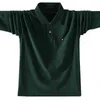 Męskie polo XS -5xl moda sportowa Wysoka jakość -koszule męskie Polos Polos W 100% bawełniane zwykłe polo Homme Lapel Tops 230310