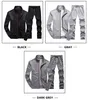 Mens Tracksuits Casual Sportswear Jackets Pants Two Piece Sets Male Fashion Solid Jogging Suit Men Outfits Gym Clothes Fitness 230310