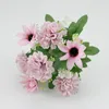 Decoratieve bloemen kunstmatig 25 cm zijden hortensia met stengels voor doe -het -zelf bruidsboeket feestkantoor huistafel centerpieces plant