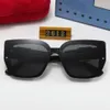 Fashion New occhiali da sole Luxury Famous G Brand Designer Shades Square Women Sunglass Big Size Frame Sun Shades Occhiali Uomo UV400