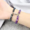 Charm Bracelets Fashion Creative Couple Bracelet Magnet Hand Rope A Pair Of Sets Girlfriends And Sisters' Long-distance Love Gifts