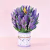 Geschenkkarten, PopUp-Blumenkarte, Flora, 3D-Grußkarte für Geburtstag, Mutter, Vatertag, Abschluss, Hochzeit, Jahrestag, Gute Besserung, Beileid, Neu Z0310