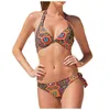 Costumi da bagno da donna Bikini sexy Set stampa alla moda Costume da bagno a due pezzi a vita alta Bikini stile bohémien